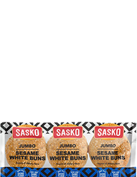 SASKO Jumbo Sesame White Buns