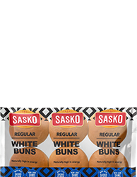 SASKO Regular Plain White Buns